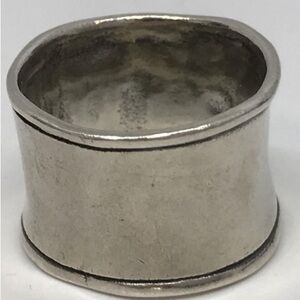 Silpada Ring Size 7.5 Cigar Band 925 Sterling GUC